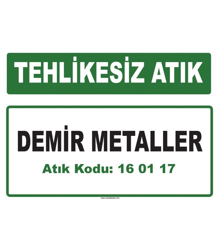 A 160117 - Demir metaller