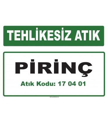 A 170401-3 - Pirinç