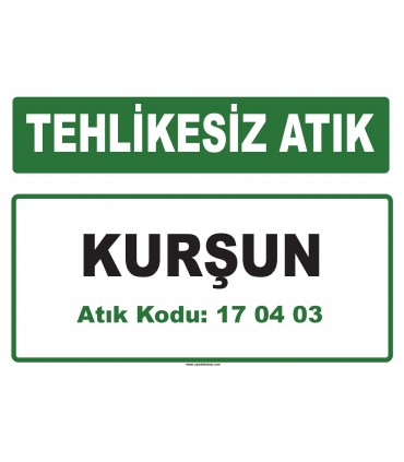A 170403 - Kurşun