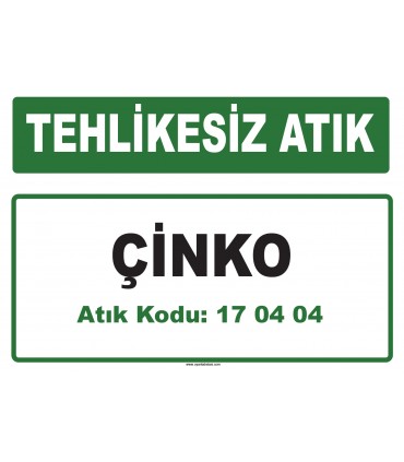 A 170404 - Çinko