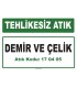 A 170405 - Demir ve çelik