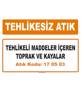 MA 170503 - Tehlikeli maddeler içeren toprak ve kayalar