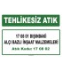 A 170802 - 17 08 01 dışındaki alçı bazlı inşaat malzemeleri
