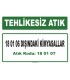 A 180107 - 18 01 06 dışındaki kimyasallar