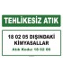 A 180206 - 18 02 05 dışındaki kimyasallar