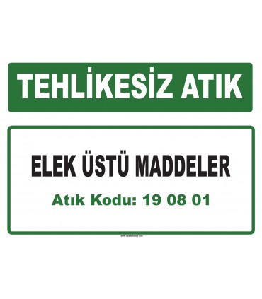 A 190801 - Elek üstü maddeler