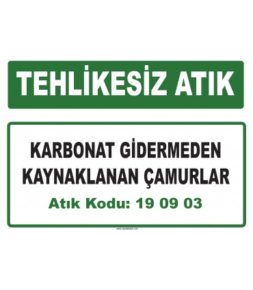 A 190903 - Karbonat gidermeden kaynaklanan çamurlar