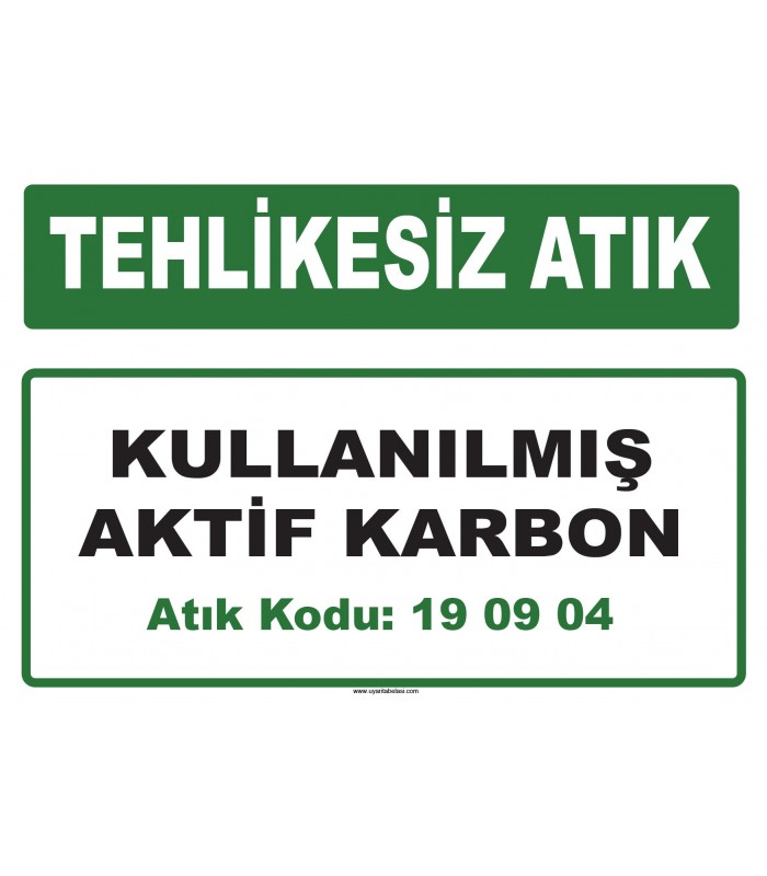 A 190904 - Kullanılmış aktif karbon