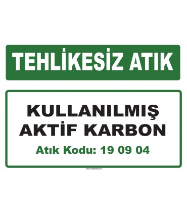 A 190904 - Kullanılmış aktif karbon