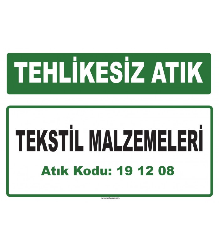 A 191208 - Tekstil malzemeleri