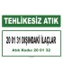 A 200132 - 20 01 31 dışındaki ilaçlar