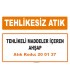 MA 200137 - Tehlikeli maddeler içeren ahşap