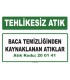 A 200141 - Baca temizliğinden kaynaklanan atıklar