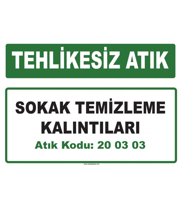 A 200303 - Sokak temizleme kalıntıları