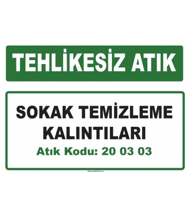 A 200303 - Sokak temizleme kalıntıları