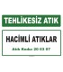 A 200307 - Hacimli atıklar