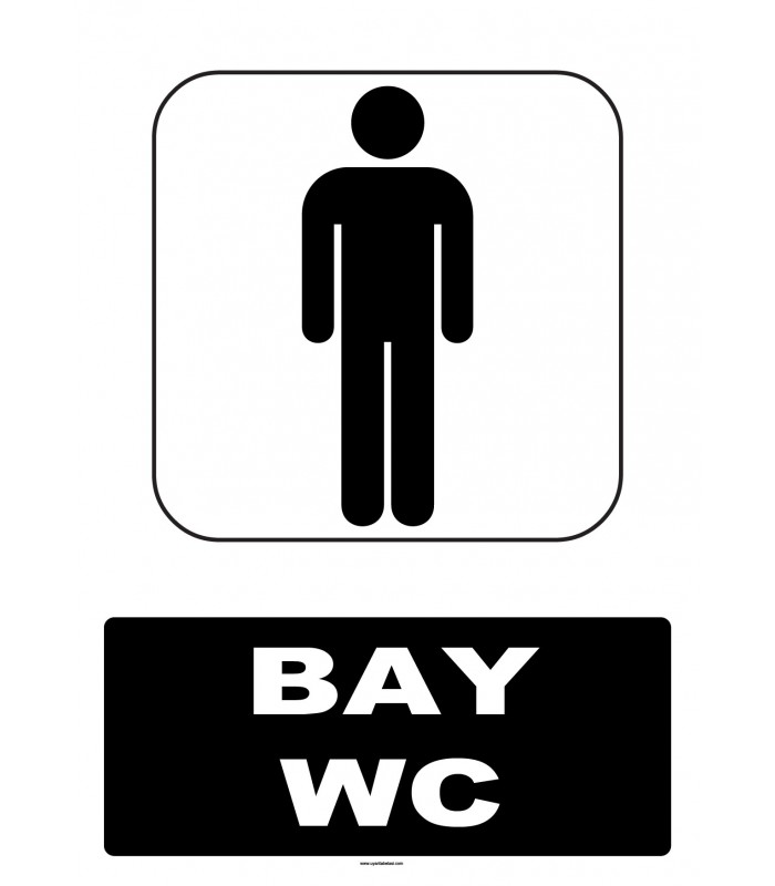 AT 1195 - Bay WC Tabelası