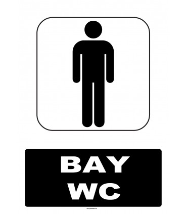 AT 1195 - Bay WC Tabelası