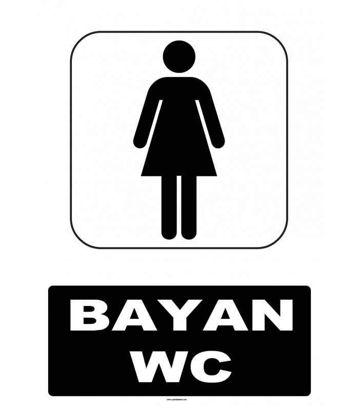 AT 1196 - Bayan WC Tabelası