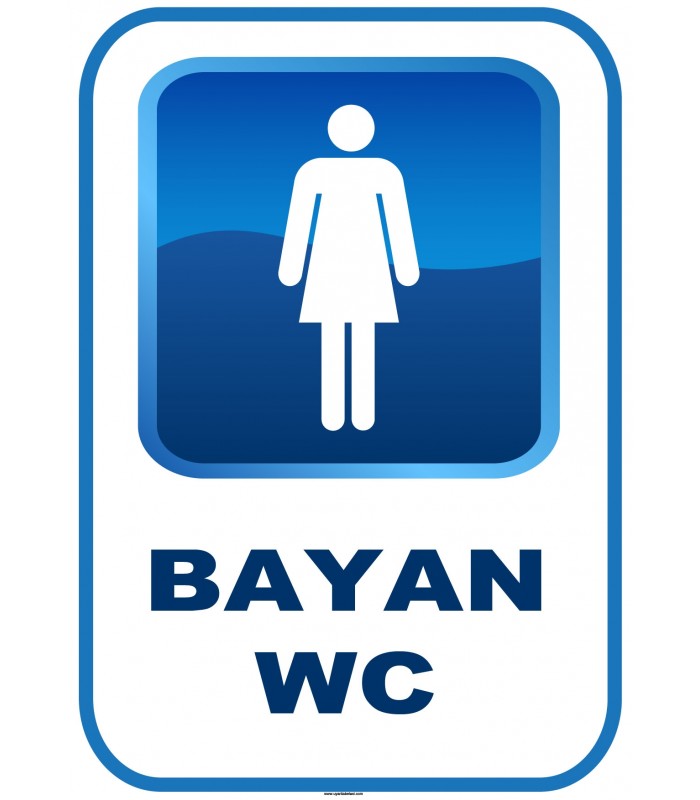 AT 1197 - Bayan WC Tabelası