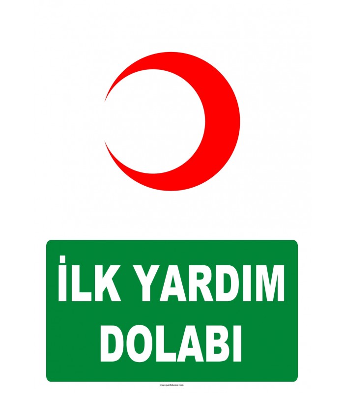 AT 1203 - İlk Yardım Dolabı-Dikey