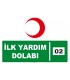 AT 1208 - 2 Nolu İlk Yardım Dolabı