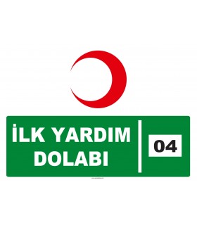 AT 1210 - 4 Nolu İlk Yardım Dolabı