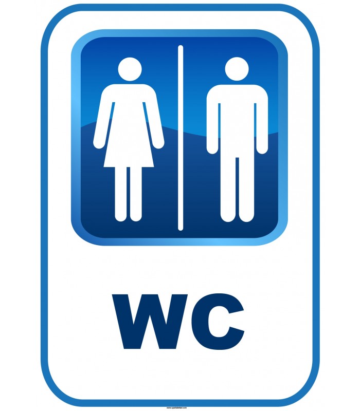 AT 1199 - Bay Bayan WC Tabelası