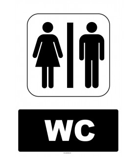 AT 1226 - Bay Bayan WC Tabelası