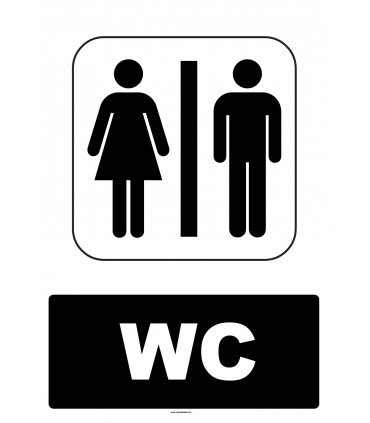 AT 1226 - Bay Bayan WC Tabelası
