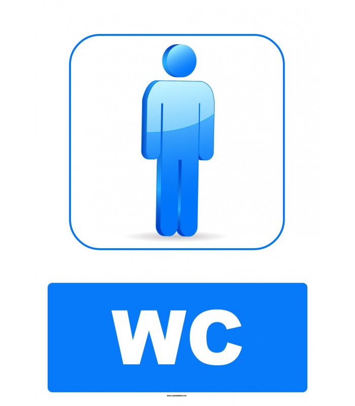 AT 1230 - Erkek Çocuk WC Tabelası