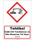 GHS 1010 - Tehlike, ciddi cilt yanıklarına ve göz hasarına yol açar (H314)