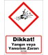 GHS 1015 - Dikkat, Yangın veya Yansıtım Zararı (H204)