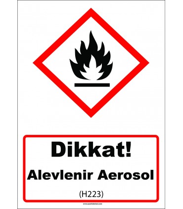 GHS 1018 - Dikkat Alevlenir Aerosol (H223)