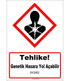 GHS 1046 - Tehlike, Genetik Hasara Yol Açabilir (H340)