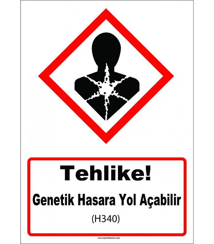 GHS 1046 - Tehlike, Genetik Hasara Yol Açabilir (H340)