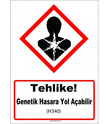 GHS 1046 - Tehlike, Genetik Hasara Yol Açabilir (H340)