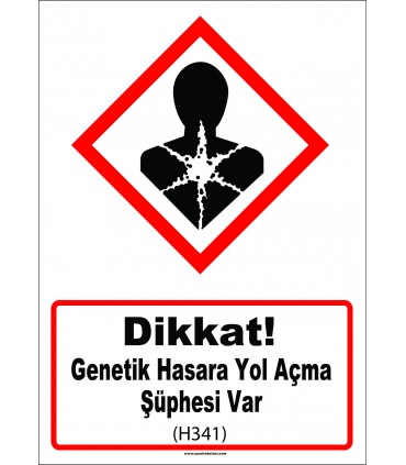 GHS 1047 - Dikkat, Genetik Hasara Yol Açma Şüphesi Var  (H341))