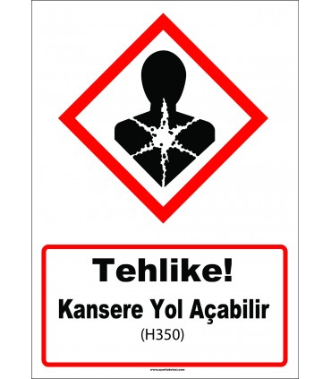 GHS 1048 - Tehlike, Kansere Yol Açma Şüphesi Var (H350)