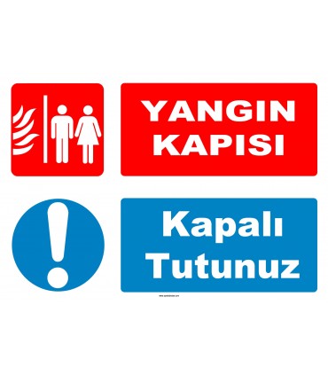 AT 1232 - Yangın Kapısı, Kapalı Tutunuz
