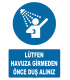 AT 1282 -  Lütfen Havuza Girmeden Önce Duş Alınız