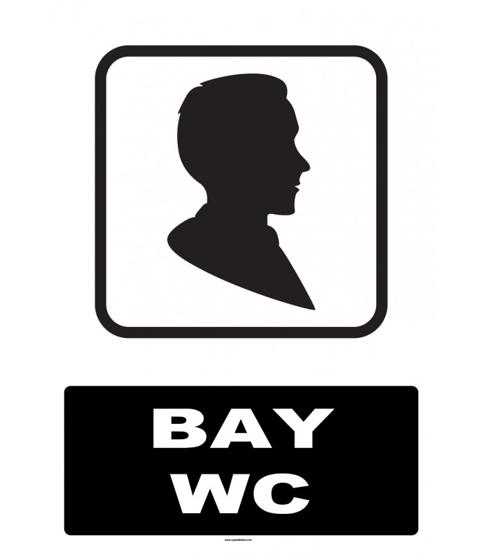 AT 1291 - Bay WC Tabelası