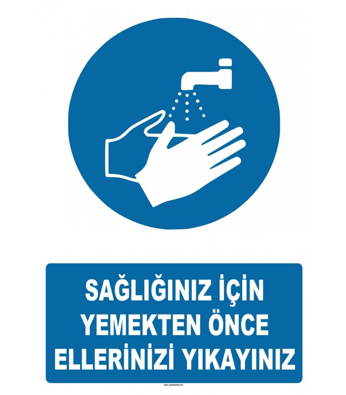 AT 1302 - Sağlığınız için Yemekten Önce Ellerinizi Yıkayınız