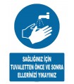 AT1305 - Sağlığınız için Tuvaletten Önce ve Sonra Ellerinizi Yıkayınız