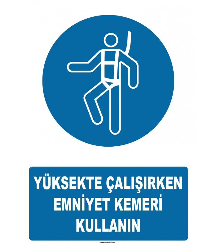 AT 1362 - Yüksekte Çalışırken Emniyet Kemeri Kullanın