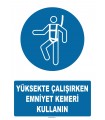AT1362 - Yüksekte Çalışırken Emniyet Kemeri Kullanın