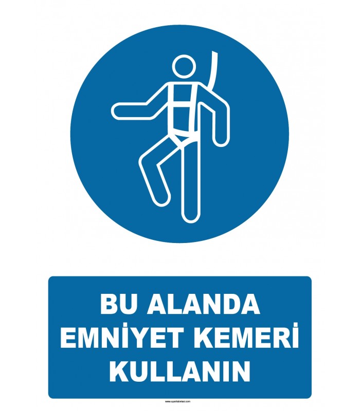 AT 1364 - Bu Alanda Emniyet Kemeri Kullanın