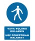 AT 1379 - Yaya Yolunu Kullanın, Use Pedestrian Walkway