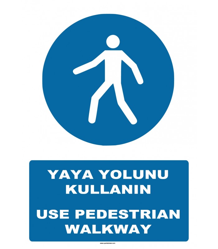 AT 1379 - Yaya Yolunu Kullanın, Use Pedestrian Walkway