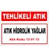 A 130113-1 - Atık Hidrolik Yağlar